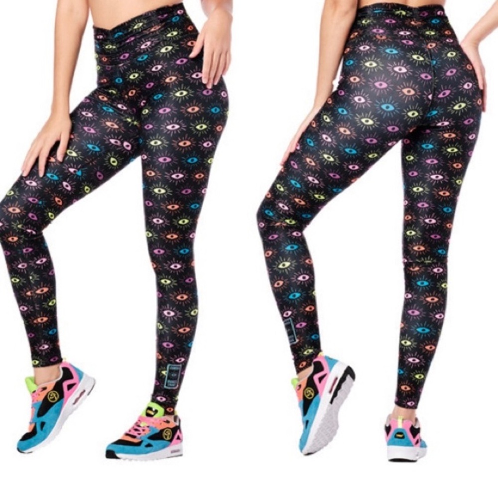 Zumba Luck High Waisted Ruched Leggings